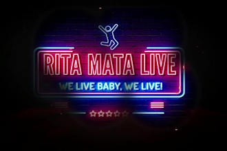 design neon logo with neon sign animation