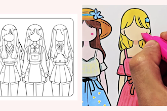 create coloring book video amazon KDP ads youtube, tiktok