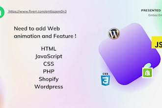 fix wordpress  shopify, fix error with  html css js php