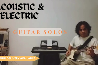 do any guitar loops, covers and record rock vocals