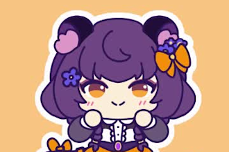 draw chibi gif or animated emotes