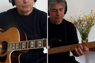 record professional electric or acoustic guitar track