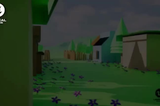 stylized environment 3d game environment in unity and unreal engine