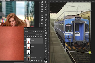 do realistic photoshop edits, upscale, enhance, edit ai images to 4k