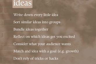 create a content writing