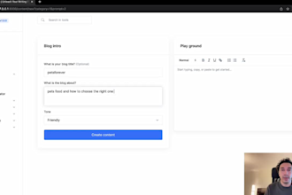 create ai content and image generator saas platform