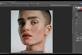 headshot, portrait, and natural beauty retouch