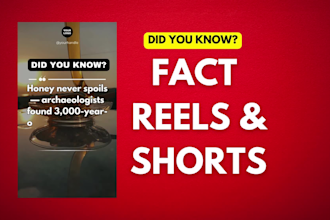 make did you know fact reels for instagram and youtube