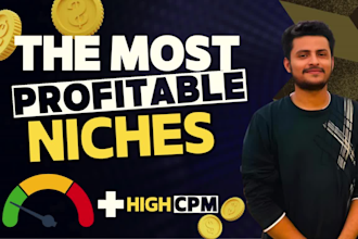 research profitable and high CPM faceless niches for youtube automation, cashcow