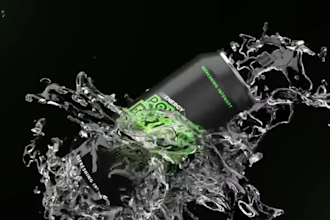 do 3d beverage animation 3d soda animation 3d can animation 3d bottle design