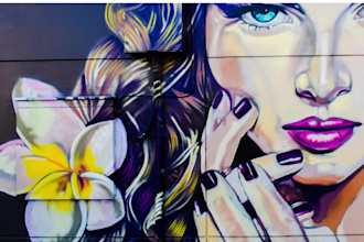 create custom canvas wall arts and mock up design