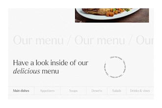 build modern restaurant catering food website with online ordering system on wix