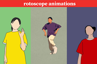 create rotoscope animations for social media, ads and more