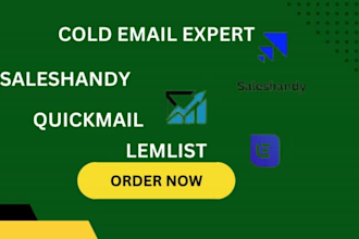 cold email expert b2b sales outreach lemlist saleshandy