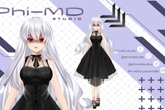 rig perfect live2d anime character for vtuber and animate it