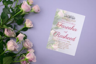 design elegant wedding invitations and islamic invitations