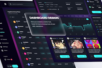 do interactive figma website design, UI UX dashboard, mobile app design