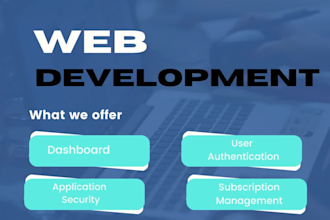 develop saas web or app with complete dashboard