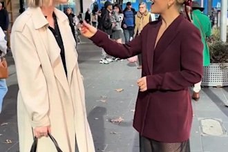 make ugc street interview ads, podcast for social media using your question