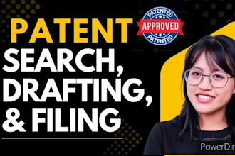 be patent attorney to patent your product by search ,drafting, filing