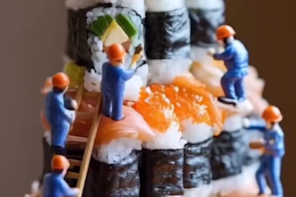 do viral ai miniature video ai fusion ai food miniature food photography for ads