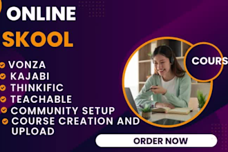 online community skool kajabi vonza teachable thickific and podia