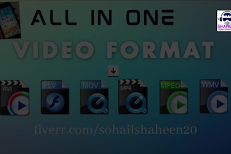 convert video to any formats, such as mp3, avi, mpeg, mp4convert video to