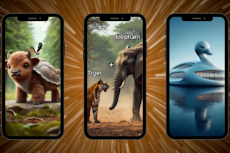 provide 1000 ai optimized animal fusion videos