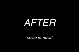 professionally clean  noise in your audio or video in 24 hrs