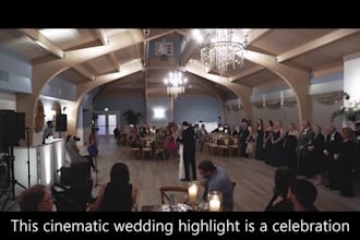 create a captivating wedding highlight reel