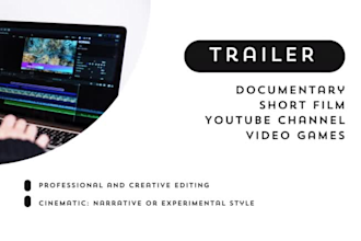 edit a cinematic trailer, teaser, promo