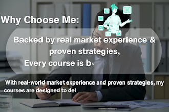 create stock market, forex trading, crypto, tella udemy teachable course content