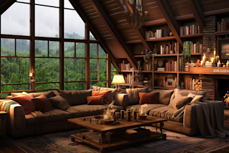 create cozy rain video for youtube