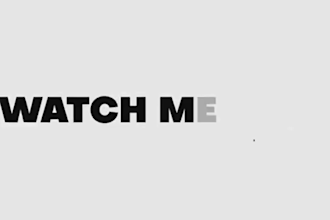 create kinetic typography animation video with motion graphic, explainer video