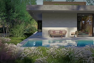 make a realistic archviz video animation using d5 render