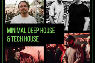 professional production of minimal deep and tech house