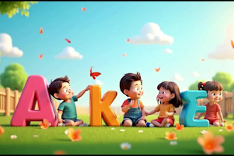 create ai video art, ai animation, ai story for kids , ai art, animated music