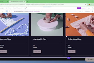 create a wix landing page in a day