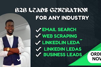do b2b lead from google map, verified email