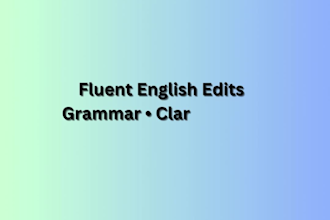 professionally edit and proofread your english writing fast