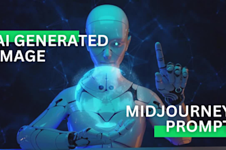 create ai generated art using midjourney ai prompt
