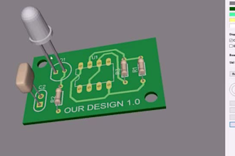 design circuit and pcb multilayer board, schematic in esp32, altium, kicad,
