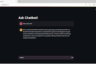 build a custom rag ai chatbot with your documents or website