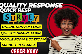 fill online survey, questionnaire, google form, jotform and online form