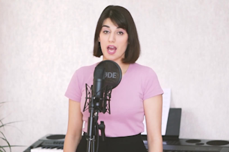 be a singer for the live session