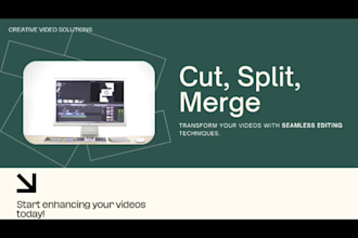 cut, trim, resize, split, and merge your videos