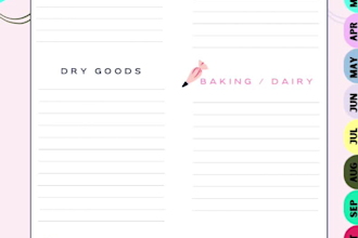 design personalized planner pages, worksheets, coloring pages, and printables