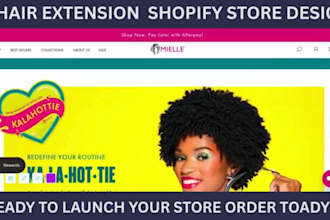 hair extension shopify store beauty website hair extension website beauty store