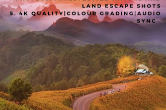 create stunning cinematic nature videos for youtube in 4k