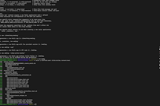 develop and design full stack ruby on rails projects ror, react